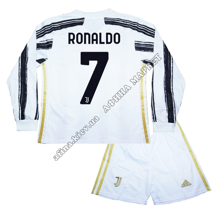 RONALDO 7 Ювентус 2020-2021 Adidas з довгим рукавом Home 