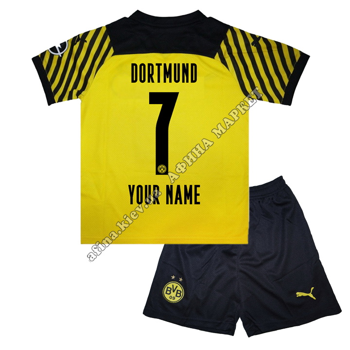 З Вашим прізвищем Боруссія Дортмунд 2021-2022 Puma Home 