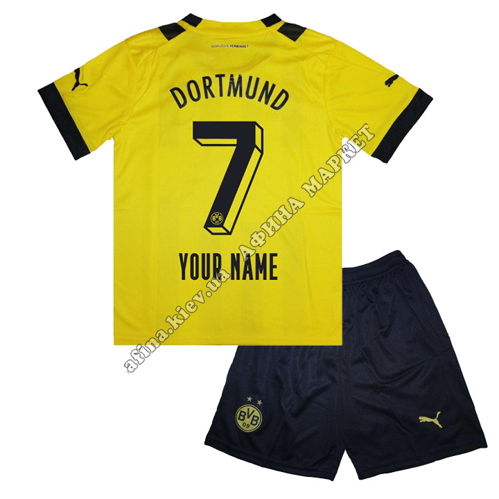 З Вашим прізвищем Боруссія Дортмунд 2022-2023 Puma Home 