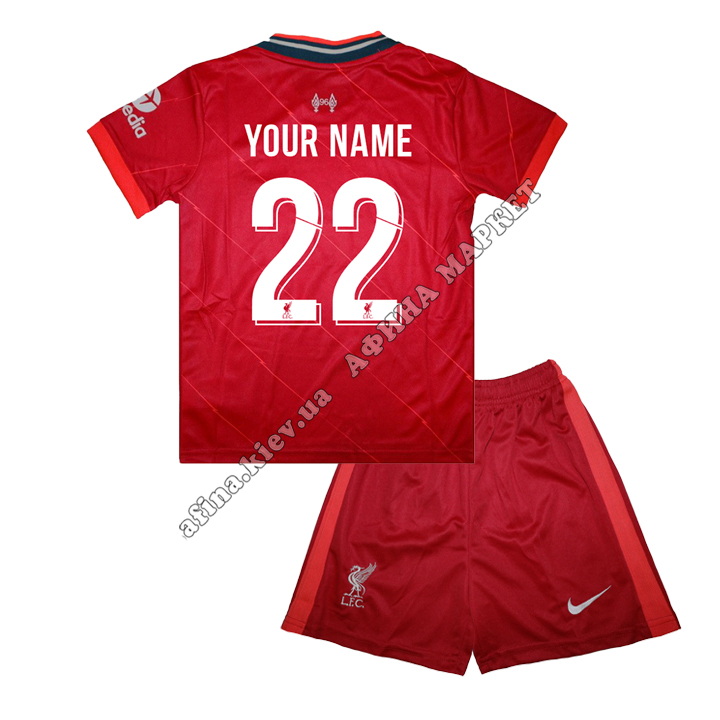 С Вашей фамилией Ливерпуль 2021-2022 Nike Home 