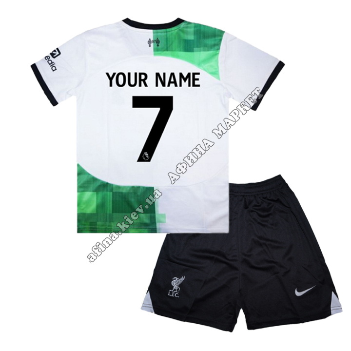З Вашим прізвищем Ліверпуль 2023-2024 Nike Away 