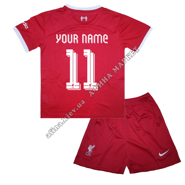 З Вашим прізвищем Ліверпуль 2023-2024 Nike Home 