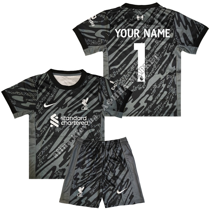 З Вашим прізвищем Ліверпуль 2025 Nike Goalkeeper Home 