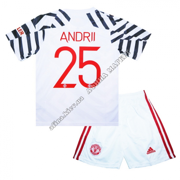 С Вашей фамилией Манчестер Юнайтед 2020-2021 Adidas Third 