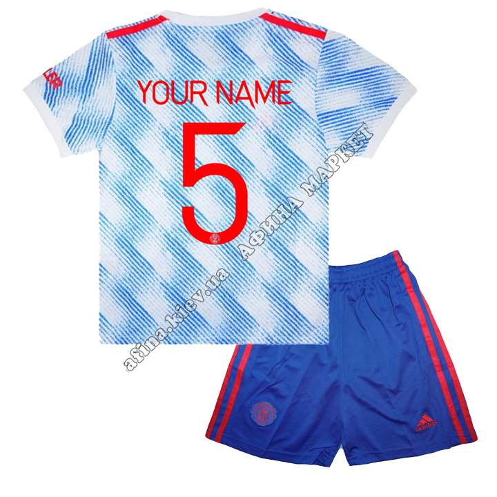 З Вашим прізвищем Манчестер Юнайтед 2021-2022 Adidas Away 