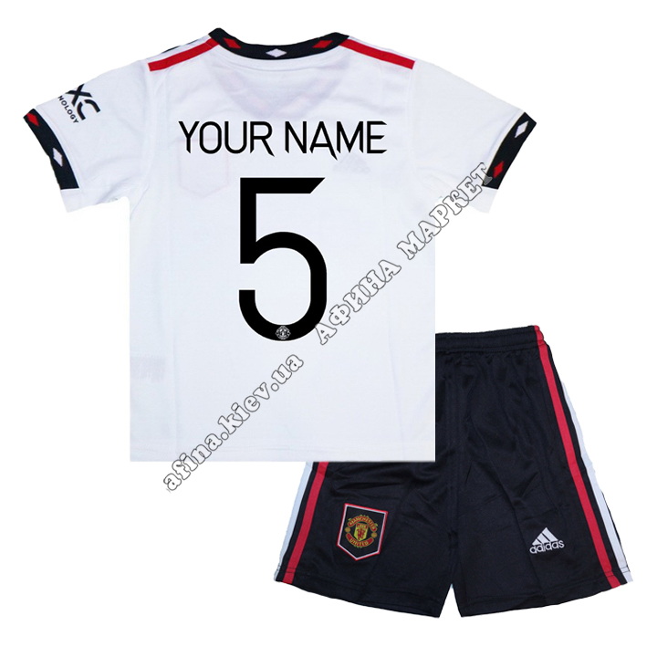 З Вашим прізвищем Манчестер Юнайтед 2022-2023 Adidas Away 