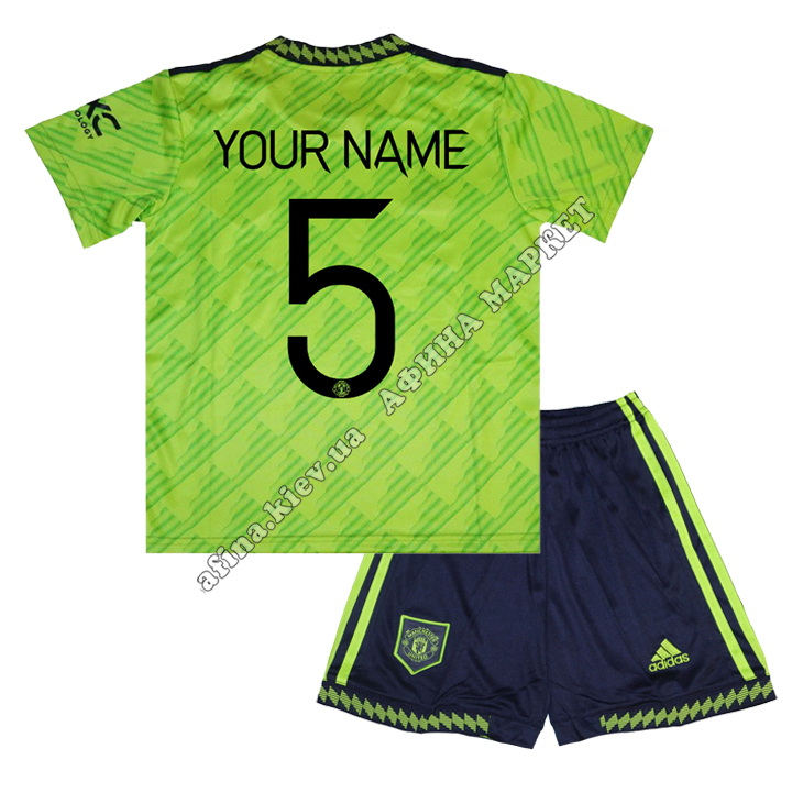 З Вашим прізвищем Манчестер Юнайтед 2022-2023 Adidas Third 