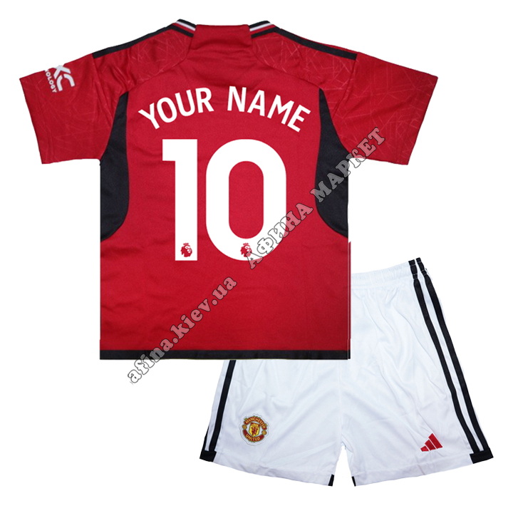З Вашим прізвищем Манчестер Юнайтед 2023-2024 Adidas Home 