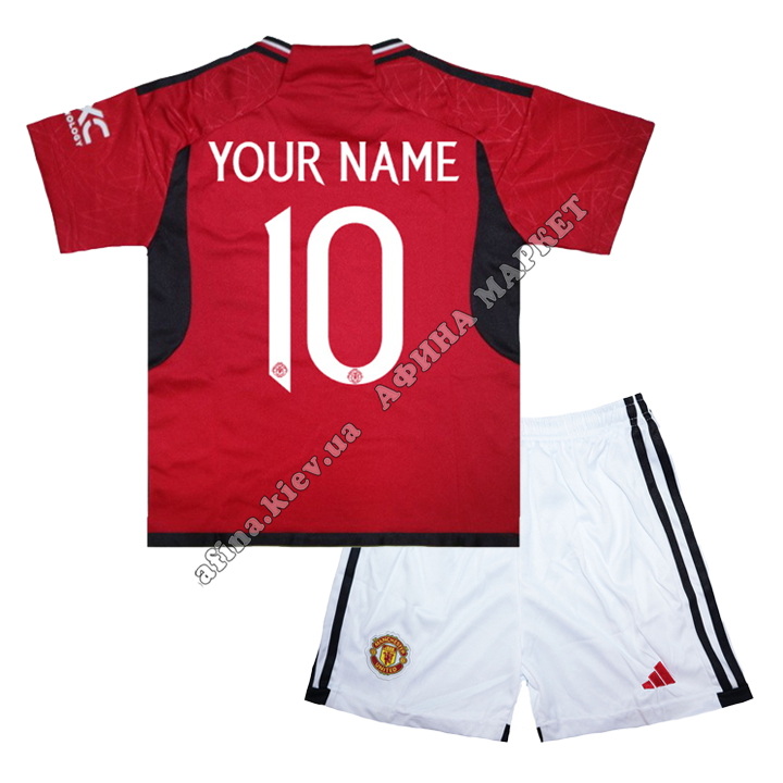 С Вашей фамилией Манчестер Юнайтед 2024 Adidas Home 
