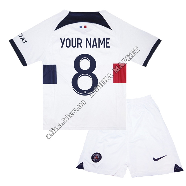 З Вашим прізвищем ПСЖ 2022-2023 Nike Away 5413 
