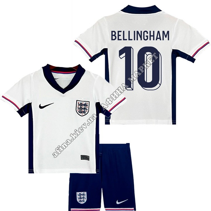 BELLINGHAM 10 сборной Англии EURO 2024 Nike England Home 