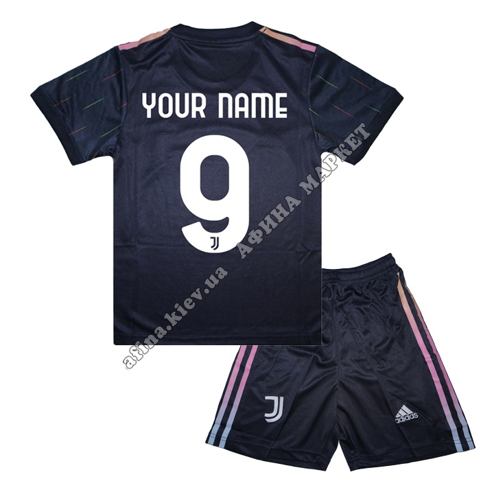 З Вашим прізвищем Ювентус 2021-2022 Adidas Away 