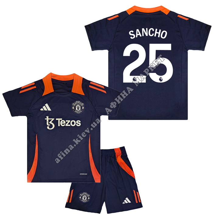 SANCHO 25 Манчестер Юнайтед 2024-2025 Adidas Training Navy 