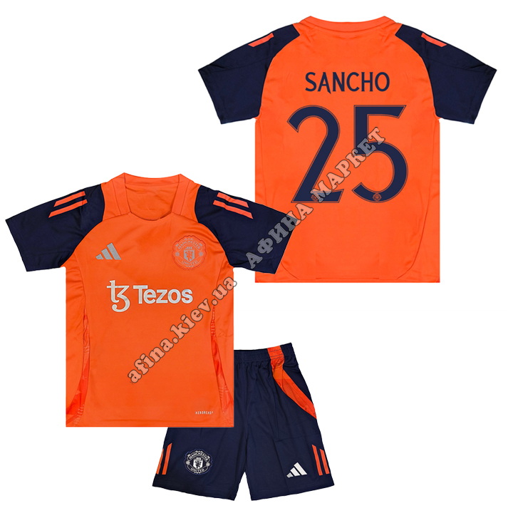 SANCHO 25 Манчестер Юнайтед 2025  Adidas Training Orange 