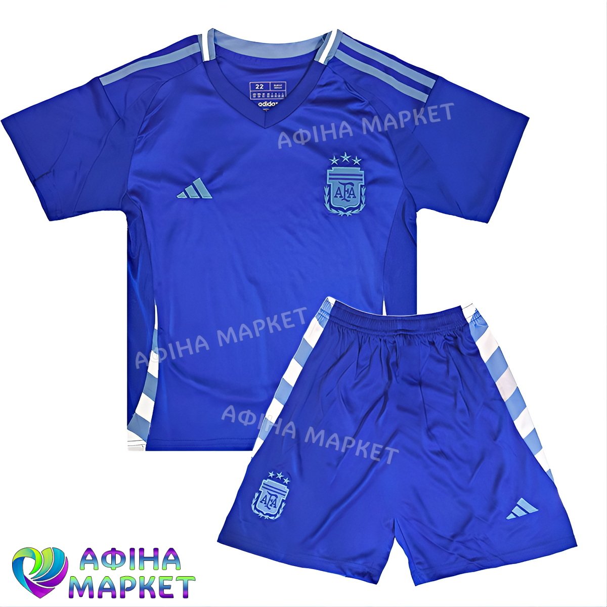 Дитяча футбольна форма збірної Аргентини EURO 2024 Adidas Argentina Away (3535)