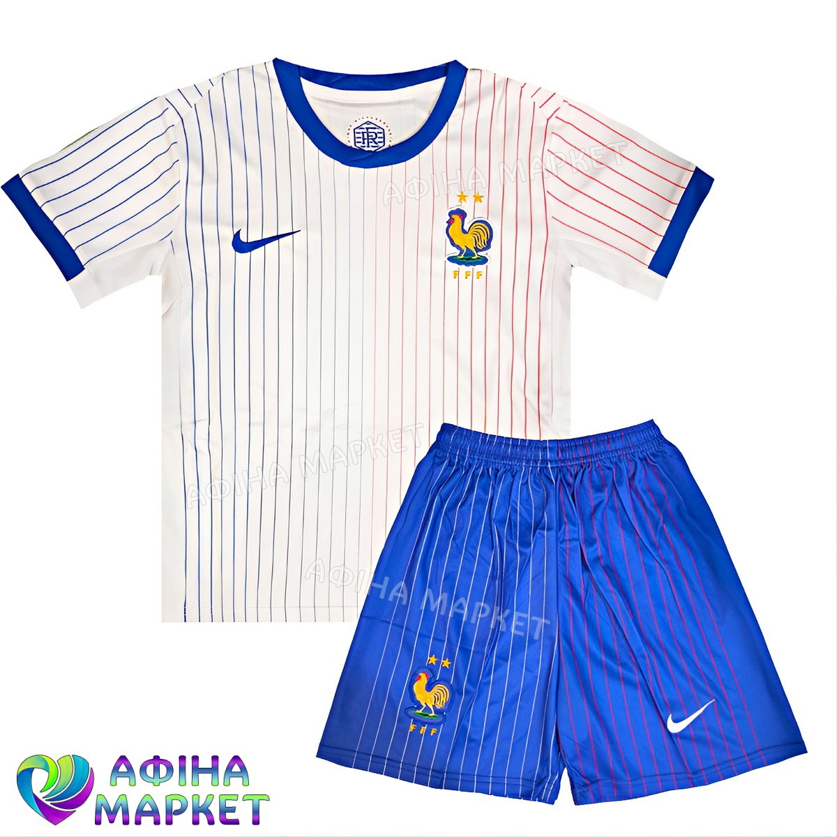 Футбольна форма для дітей збірної Франції EURO 2024 Nike France Away (3542)