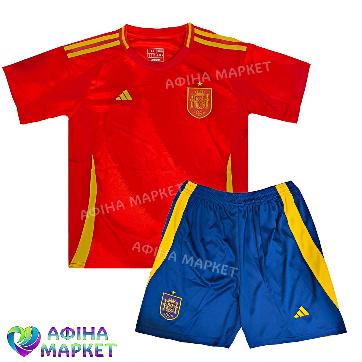 Дитяча футбольна форма збірної Іспанії EURO 2024 Adidas Spain (3541)
