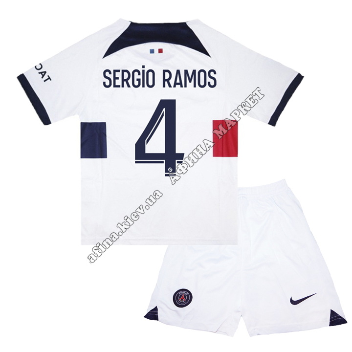 SERGIO RAMOS 4 ПСЖ 2022-2023 Nike Away  