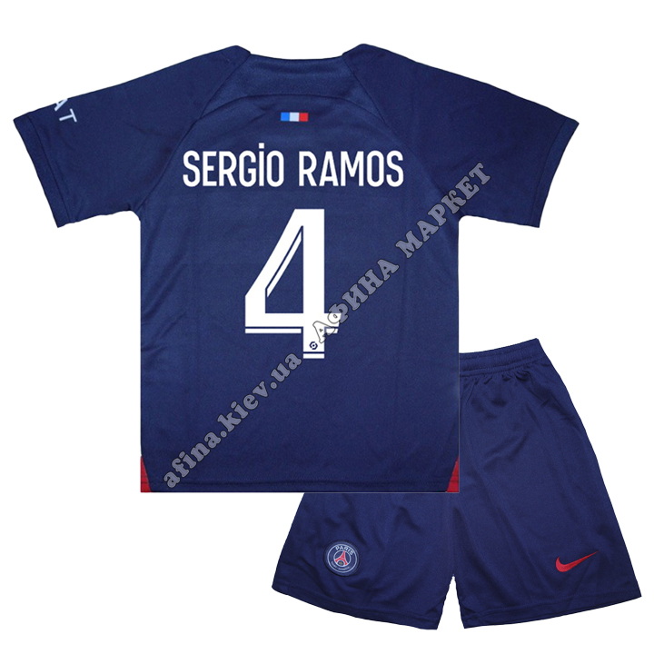 SERGIO RAMOS 4 ПСЖ 2023-2024 Nike Home 