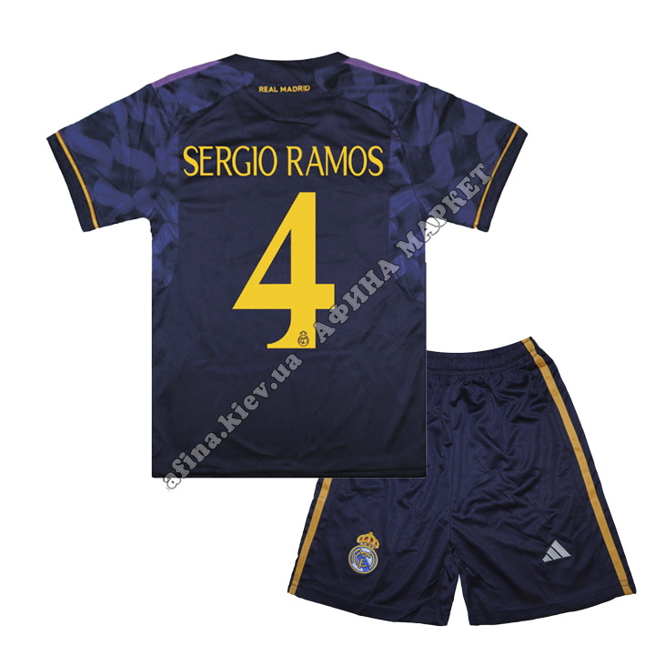 SERGIO RAMOS 4 Реал Мадрид 2023-2024 Adidas Away 