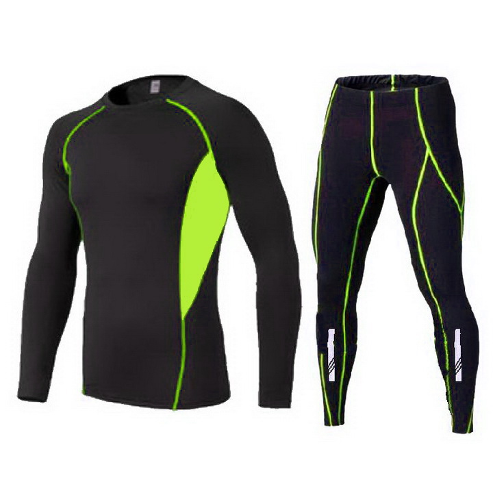 Thermal Underwear Reflective Ventilation Black/Green