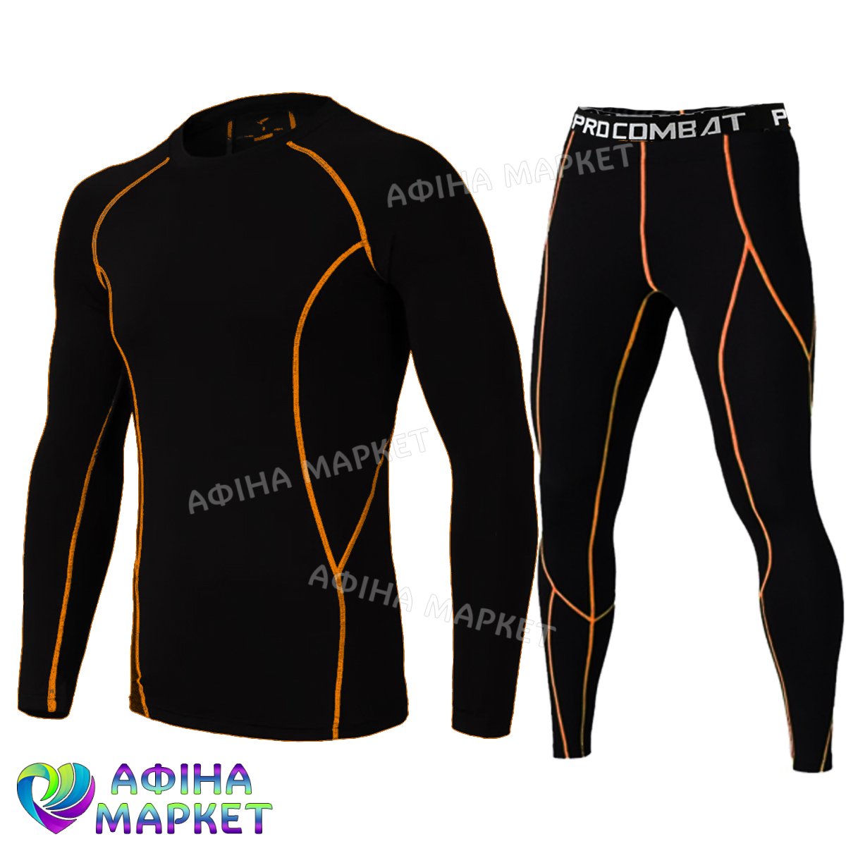 Thermal Underwear FENTA Black/Orange 184185