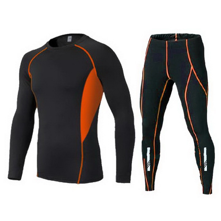 Thermal Underwear Reflective Ventilation Black/Orange