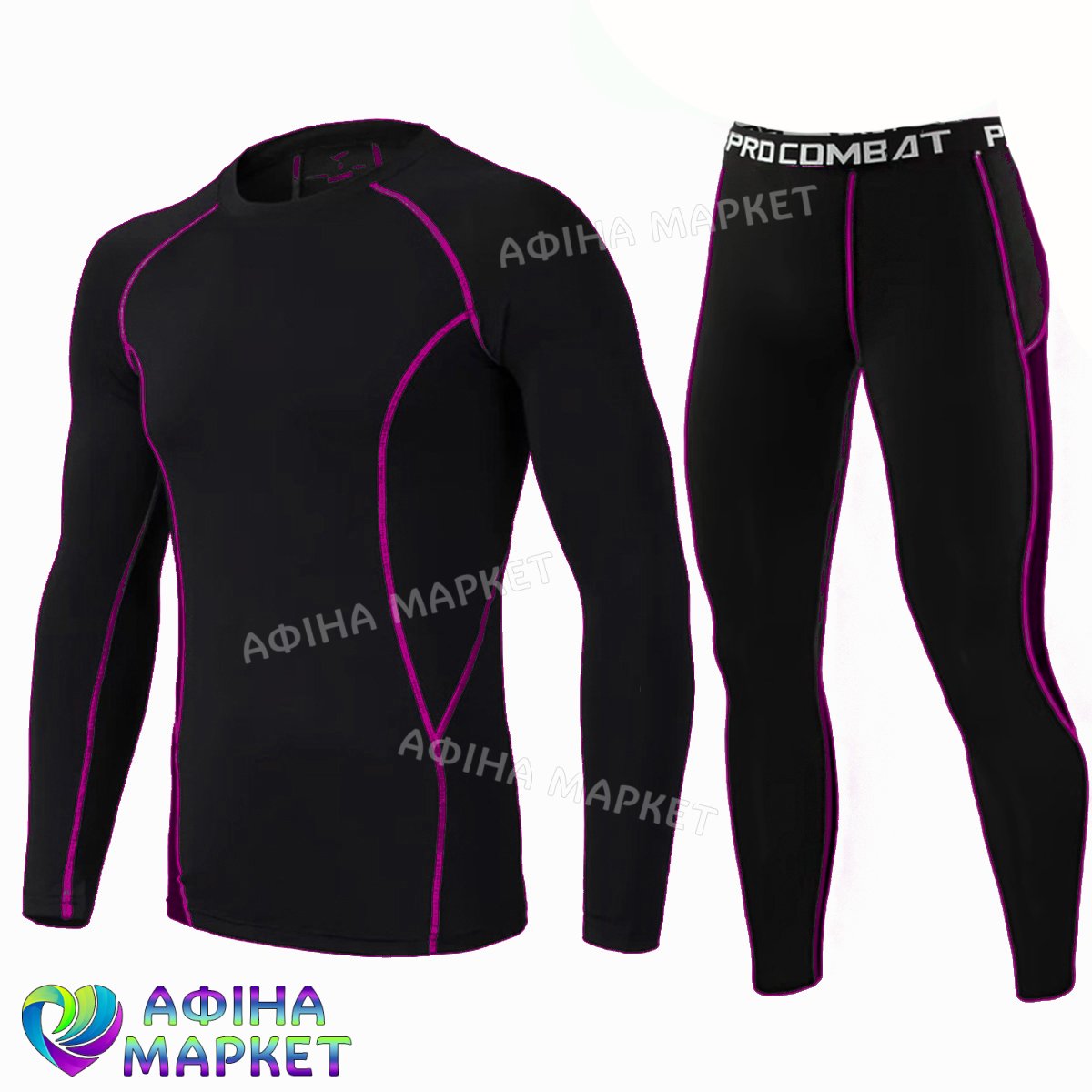 Thermal Underwear FENTA Black/Pink 184175