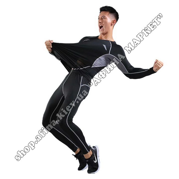 Thermal Underwear FENTA Reflective Ventilation Black/Gray Adult 124314