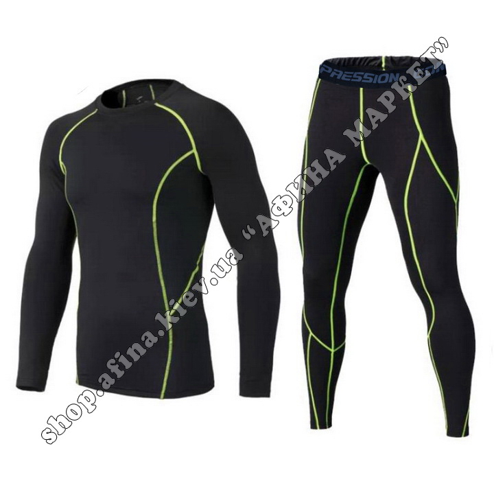 Thermal Underwear FENTA Winter Black/Green 112404