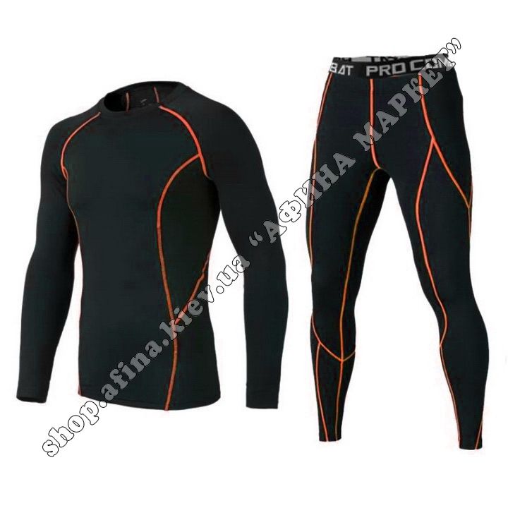 Thermal Underwear FENTA Winter Black/Orange 112375