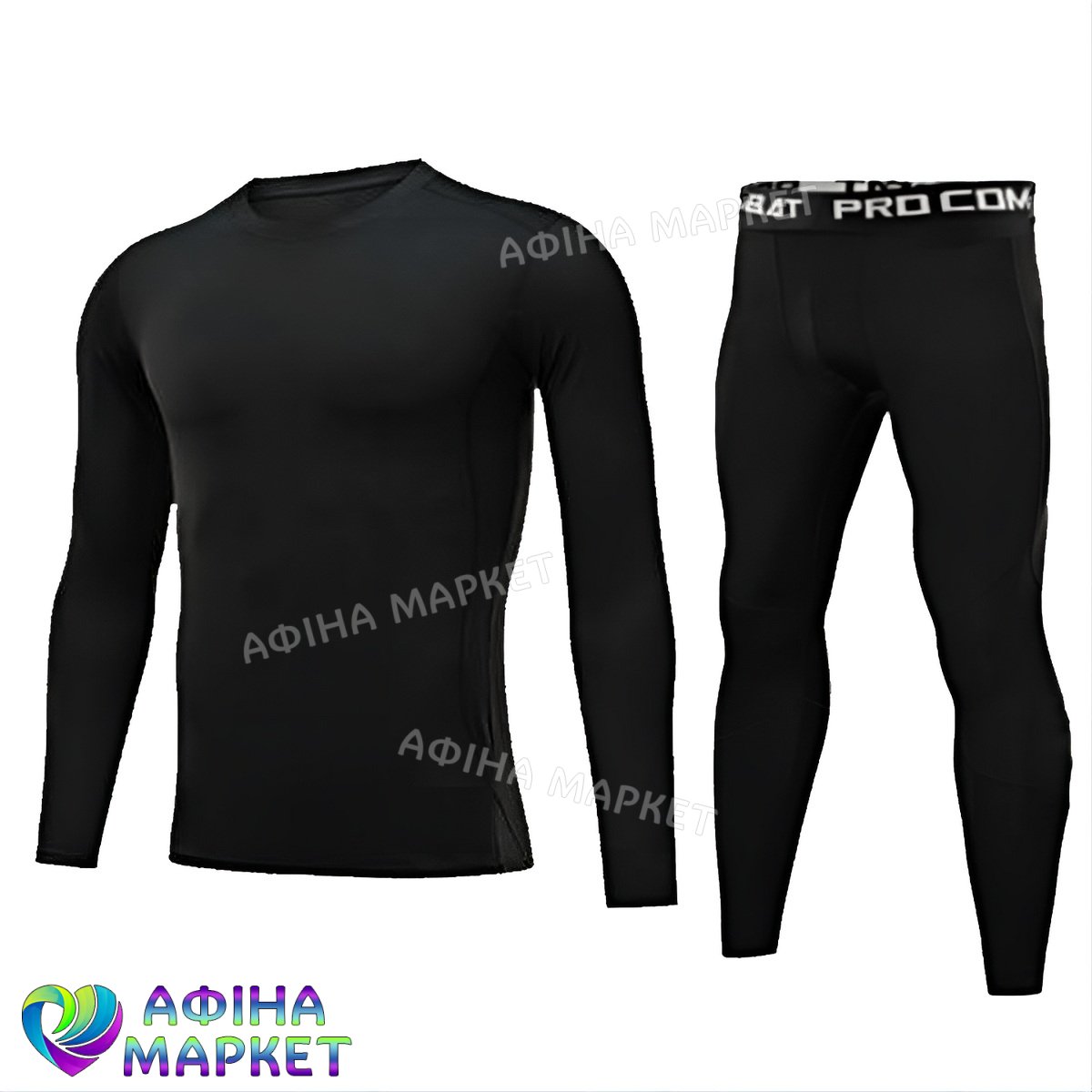Thermal Underwear SPORT комплект чорний Kids 184032