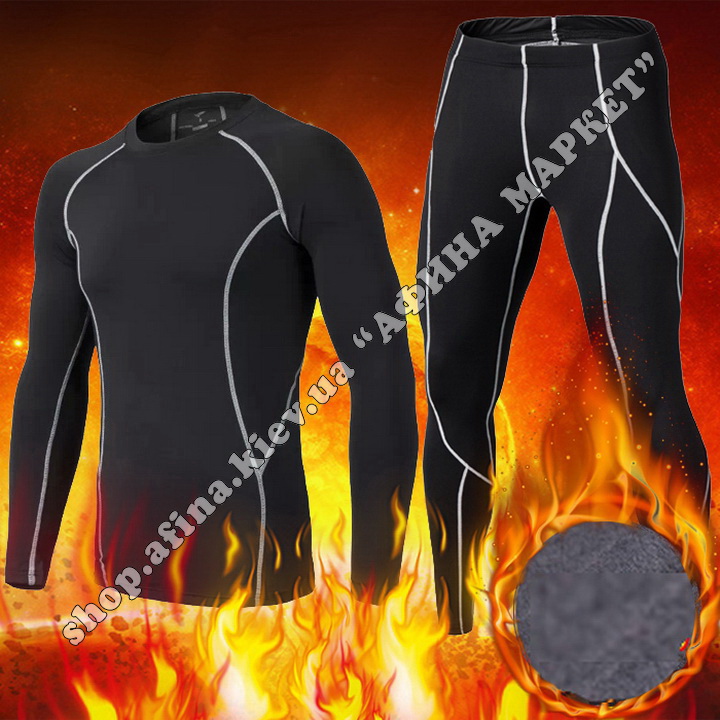 Thermal Underwear SPORT Winter Black/Gray Adult 110283