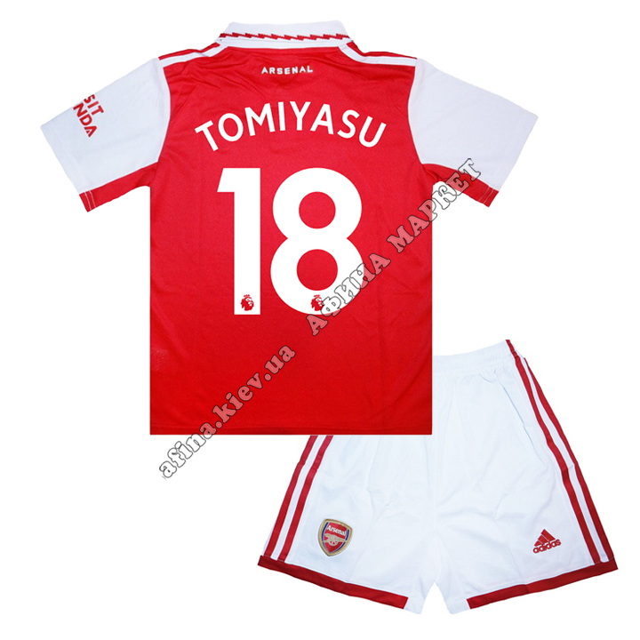 TOMIYASU 18 Арсенал 2022-2023 Adidas Home 