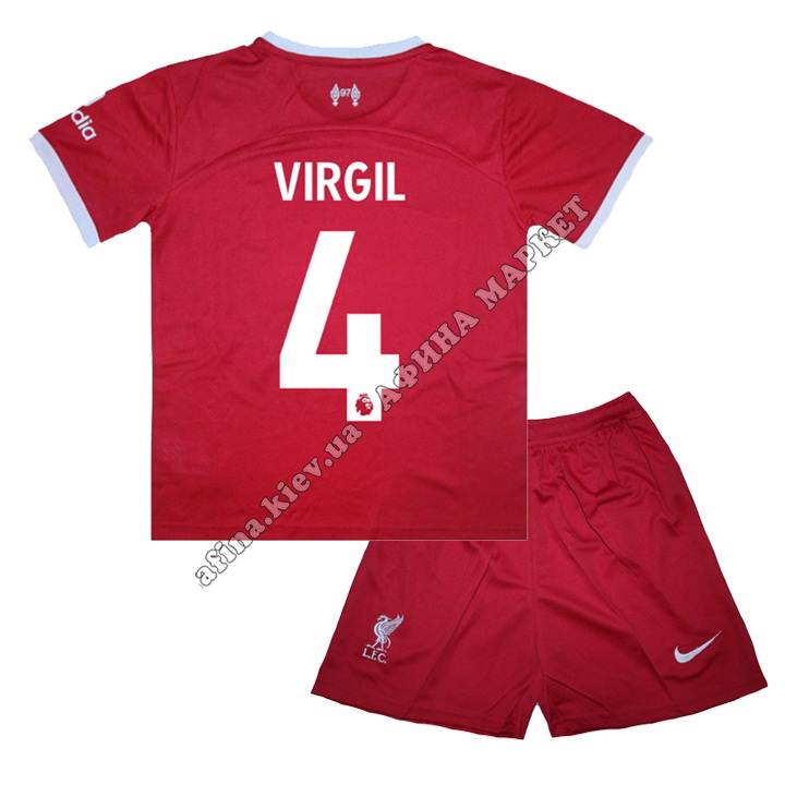 VIRGIL 4 Ливерпуль 2023-2024 Nike Home 