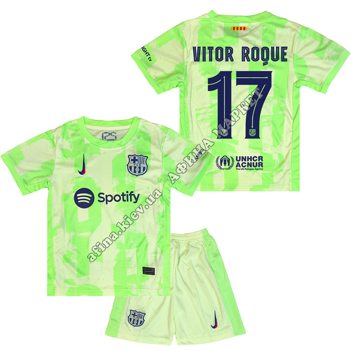 VITOR ROQUE 17 Барселона 2024-2025 Nike Third 