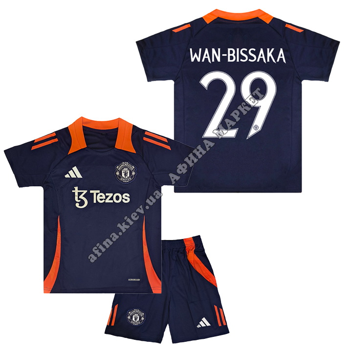 WAN-BISSAKA 29 Манчестер Юнайтед 2025 Adidas Training Navy  