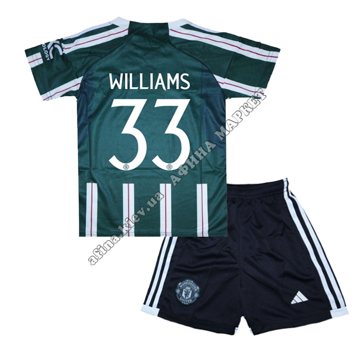 WILLIAMS 33 Манчестер Юнайтед 2024 Adidas Away 