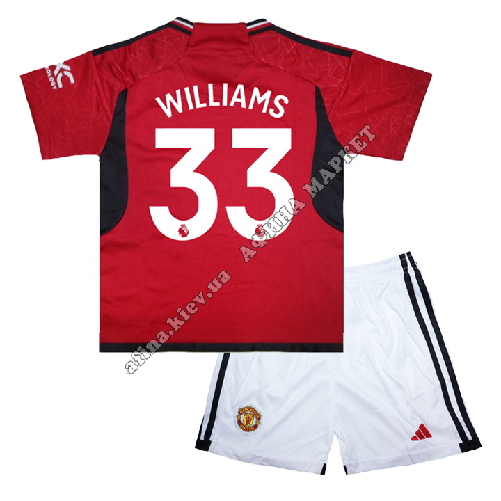 WILLIAMS 33 Манчестер Юнайтед Adidas 2024 Home 