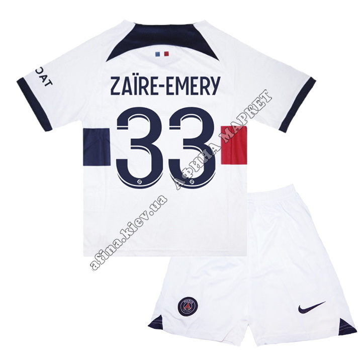 ZAÏRE-EMERY 33 ПСЖ 2023-2024 Nike Away 5413 