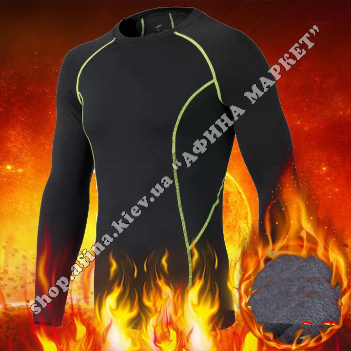 Thermal Underwear SPORT Winter Black/Green 107726