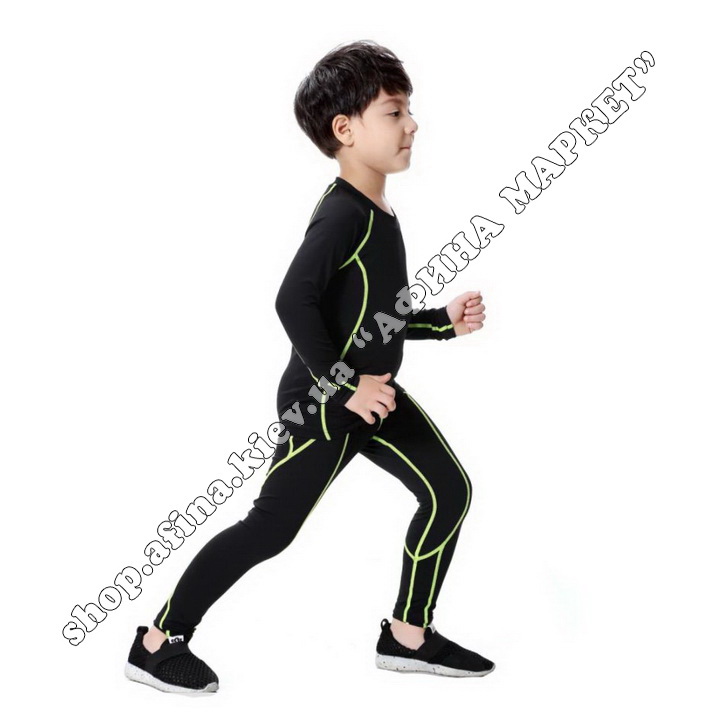 Thermal Underwear SPORT Winter Black/Green 107729