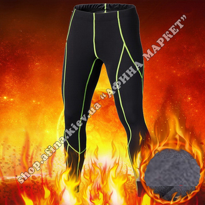 Thermal Underwear SPORT Winter Black/Green 107714