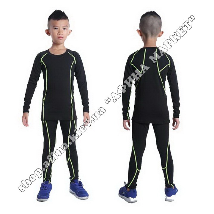 Thermal Underwear SPORT Winter Black/Green 107715