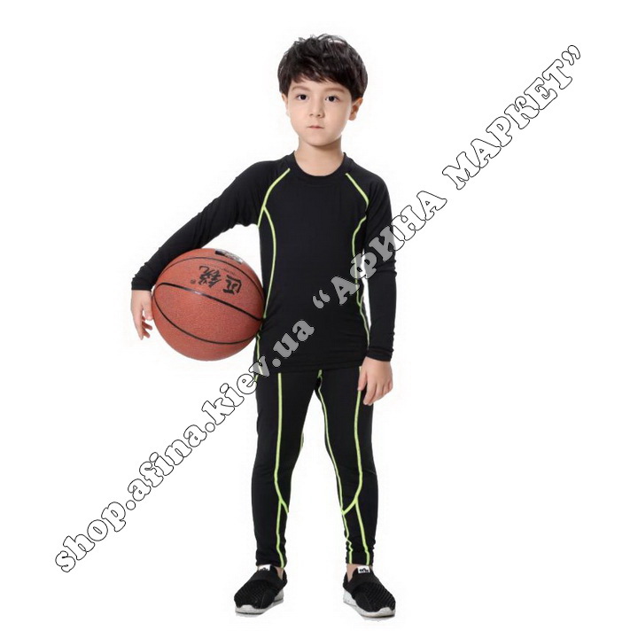 Thermal Underwear SPORT Winter Black/Green 107716