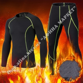 Thermal Underwear SPORT Winter Black/Green